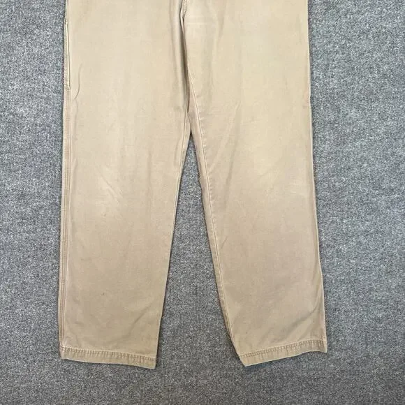 Columbia Pants‎ Mens 36 Beige Chino Cargo Carpenter Utility Chino Pants Outdoors - Picture 2 of 15